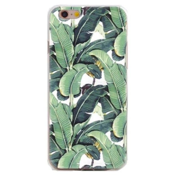 WILA Accessories - 15% OFF 2+🌴iPhone 6/6s tropical leaf case green